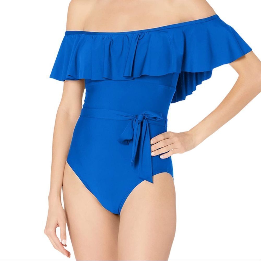 One Piece Off the Shoulder Swimsuit